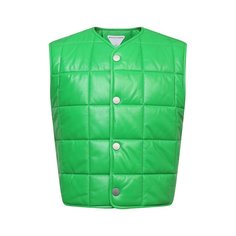 Кожаный жилет Bottega Veneta