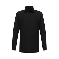 Сорочка из хлопка и шелка Ermenegildo Zegna