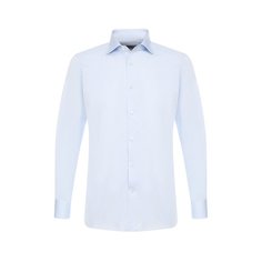 Хлопковая сорочка с воротником кент Ermenegildo Zegna