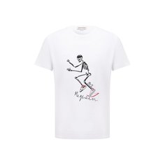 Хлопковая футболка Alexander McQueen