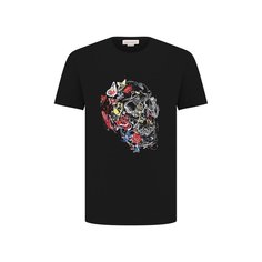 Хлопковая футболка Alexander McQueen