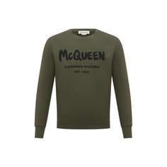 Хлопковый свитшот Alexander McQueen