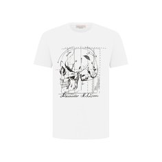 Хлопковая футболка Alexander McQueen