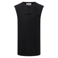 Топ из вискозы и шелка Jil Sander