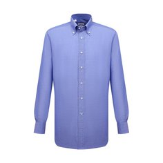 Сорочка изо льна и хлопка Brioni