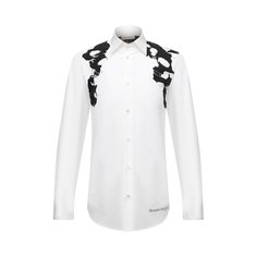Хлопковая рубашка Alexander McQueen
