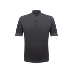 Поло из хлопка и льна Ermenegildo Zegna