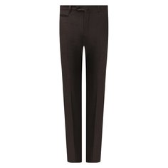 Брюки из шерсти и льна Corneliani