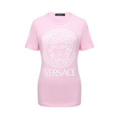 Хлопковая футболка Versace