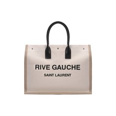 Текстильная сумка-шопер Rive Gauche Saint Laurent
