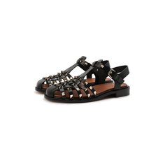 Кожаные сандалии Rockstud Valentino