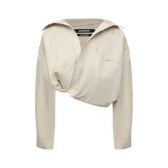 Рубашка из хлопка и льна Jacquemus