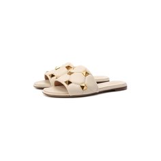 Кожаные шлепанцы Roman Stud Valentino