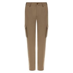 Брюки-карго из хлопка и шерсти Corneliani