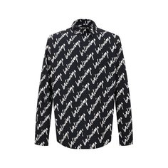 Хлопковая рубашка Balenciaga