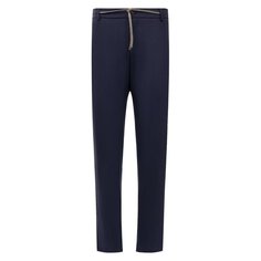 Брюки изо льна и шерсти Canali