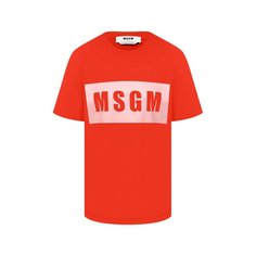 Хлопковая футболка MSGM