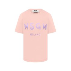 Хлопковая футболка MSGM