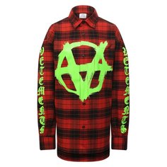 Хлопковая рубашка VETEMENTS