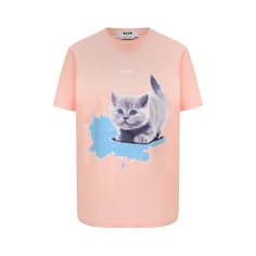 Хлопковая футболка MSGM