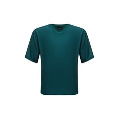 Шелковая футболка Giorgio Armani