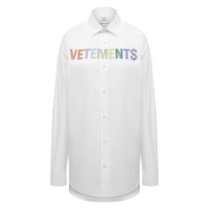 Хлопковая рубашка VETEMENTS
