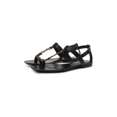 Кожаные сандалии Cassandra Saint Laurent