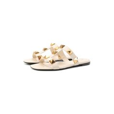 Кожаные шлепанцы Roman Stud Valentino