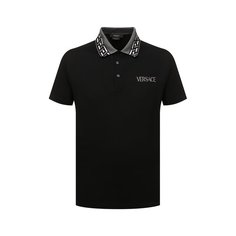 Хлопковое поло Versace