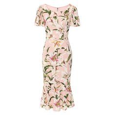 Платье с принтом Dolce & Gabbana