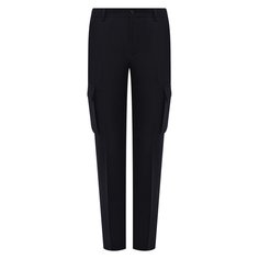 Брюки-карго из хлопка и шерсти Corneliani