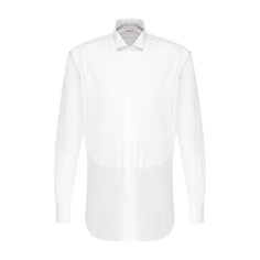 Хлопковая сорочка с воротником бабочка Kiton