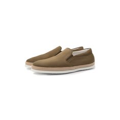 Замшевые слипоны Gomma Rafia Tod’s Tods