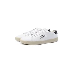 Кожаные кеды Court Classic SL/06 Saint Laurent