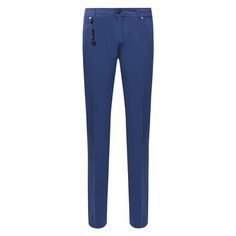 Брюки из хлопка и шелка Marco Pescarolo