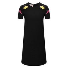 Платье из шерсти и шелка Valentino