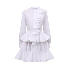 Хлопковое платье Alexander McQueen