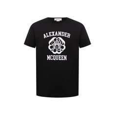 Хлопковая футболка Alexander McQueen