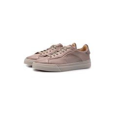 Кожаные кеды Santoni