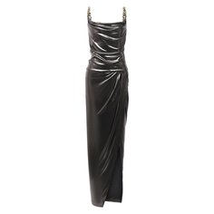 Платье из вискозы Balmain
