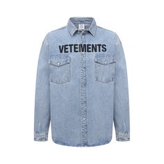 Джинсовая рубашка VETEMENTS