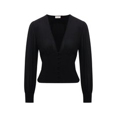 Блузка из вискозы Saint Laurent
