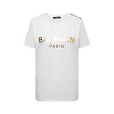 Хлопковая футболка Balmain