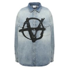 Джинсовая рубашка VETEMENTS