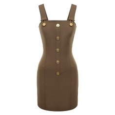 Шерстяное платье Balmain
