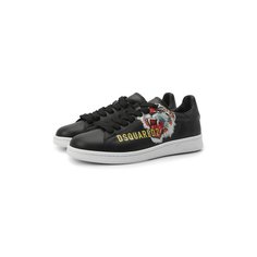 Кожаные кеды Boxer Dsquared2