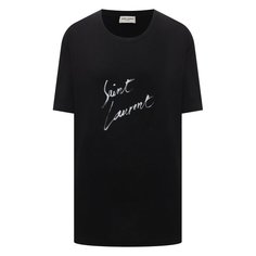 Хлопковая футболка Saint Laurent