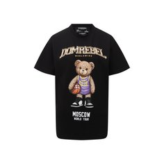 Хлопковая футболка DOMREBEL