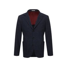 Пиджак из шерсти и шелка Brunello Cucinelli