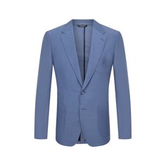 Пиджак изо льна и хлопка Dolce & Gabbana
